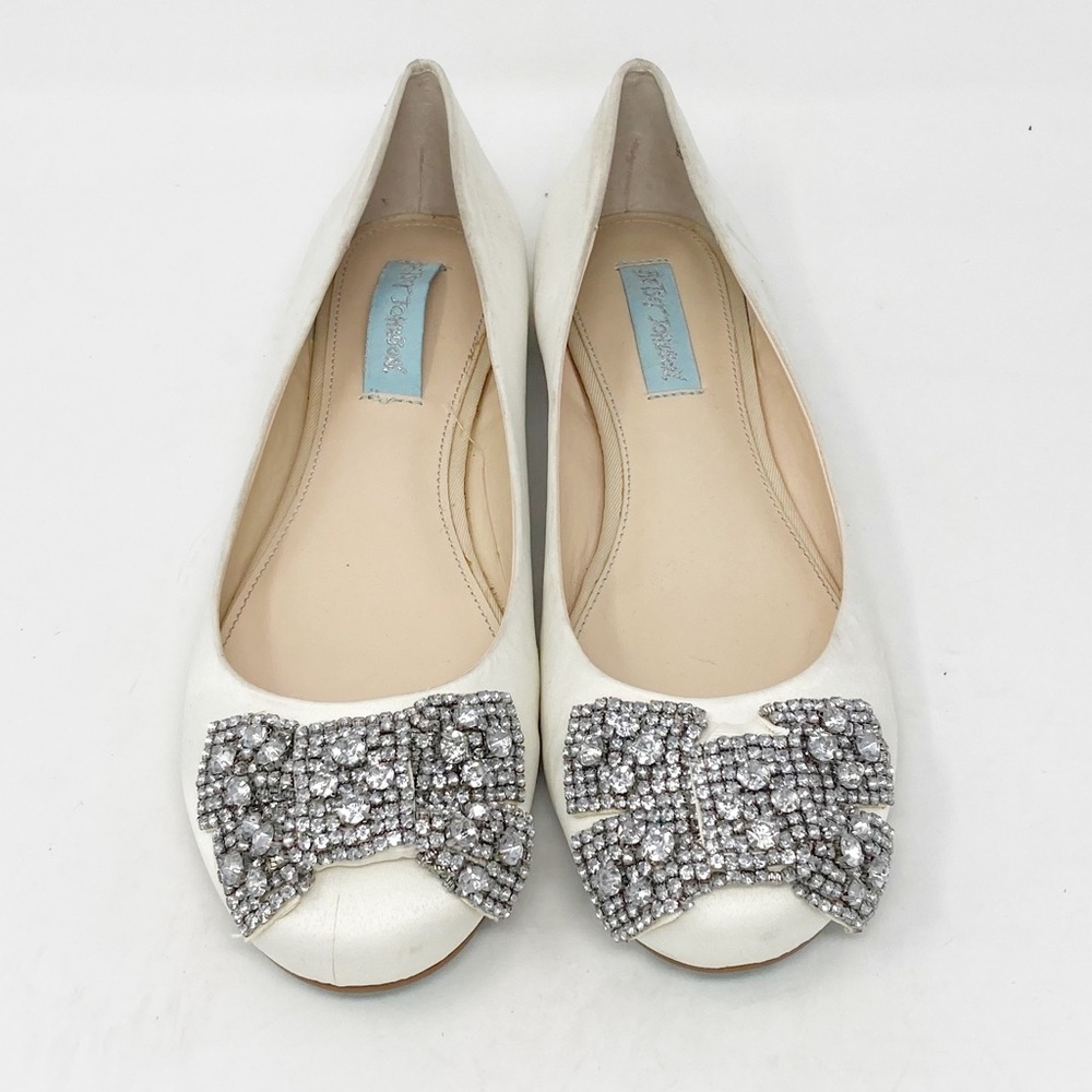 Betsey Johnson Ever Wedding Ballet Flats